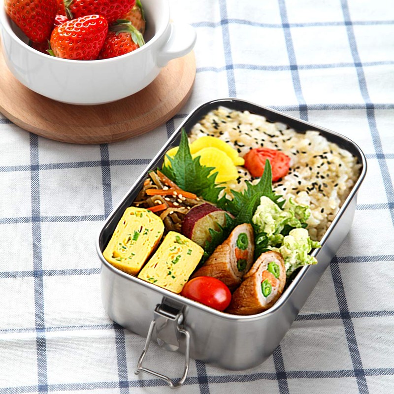 Bento Lunch Box, G.a HOMEFAVOR Stainless Steel Lunch Containers Leakproof,