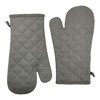 BUSDUGA 4357 Set of 2 Oven Gloves Lieblingsessen in Grey