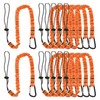 MECCANIXITY Retractable Tool Lanyard 3ft with Single Aluminum Buckle and