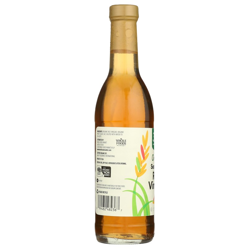 365 Everyday Value Organic Rice Vinegar, Seasoned, 12.7 oz, 12.7