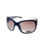 Ellen Tracy Womens Plum Plastic Rectangle Sunglass, Gradient Lens 508.