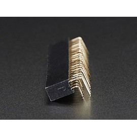 Adafruit 0.1" 2x20-pin Strip Right Angle Female Header [ADA2823]
