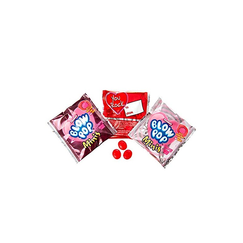Charms Valentine Blow Pop Minis Snack Size Packs: 30-Piece Bag