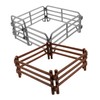 Alasum 2Pcs Mini Fence - Mini Animals Fence Mini Farm