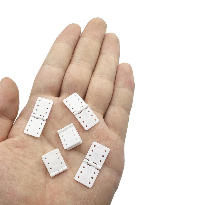 25PCS RC Airplane Pinned Nylon Hinges for RC Plane Replacement