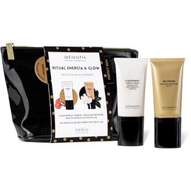 Atashi K-Bioferment Therapy Cream Skin Booster + DD Cream Nude Skin Perfection Day Cream with Organic Ferments Reduces Wrinkles and Has a Natural Lifting Effect 50 ml + 50 ml