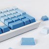 YMDK Gradient Keycaps Thick PBT Keycap, Top Lit Shine Through