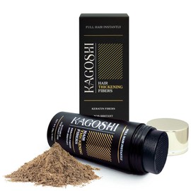 KAGOSHI Hair Fibre, 28 g, Hair Thickening, Hair Filler, Pouring Hair, Scattered Hair for Hair Thickening, Hair Powder, Hair Powder, Thickening, Instant Effect (Dark Blonde)