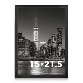 Annecy 15x21.25 Picture Frame Black（1 Pack）, 15 x 21.25 Picture Frame for Wall Decoration, Classic Black Minimalist Style Suitable for Decorating Houses, Offices, Hotels