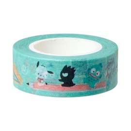 Sanrio Characters Pochacco 340600 Bad Batsumaru Paper Tape, 0.6 inch (15 mm) Width x 32.8 ft (10 m)