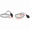 Pair of LED License Plate Lamp White Light 34100S0A013 Fit