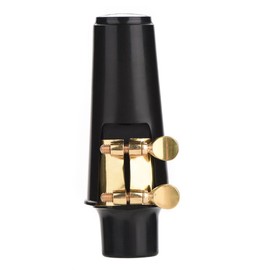 4C Mouthpiece Alto Saxophone, Mouthpiece for Alto Saxophone, Alto Saxophone Mouthpiece, Professional Flute Head Mouthpiece for Sax Jazz Musical Instrument Accessories (Black)