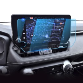 For RAV4 2023-2025 Screen Protector Compatible with RAV4 (Limited/TRD Off-Road/XSE/Adventure/XLE Premium) 10.5 inch Touchscreen 9H Glass Infotainment Touch Screen accessories Anti-Fingerprint -- HD