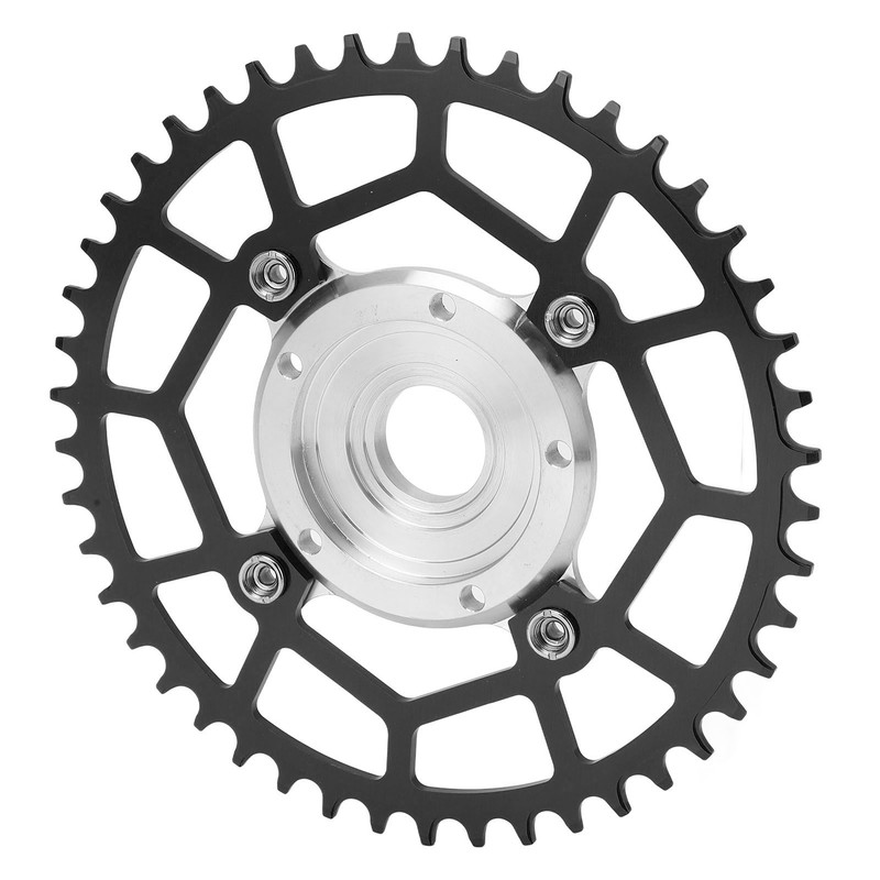 Aluminum Alloy 46T 104 BCD Chainring and Adapter Replacement for