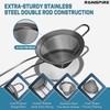 Rainspire Stainless Steel Small Strainer Fine Mesh Strainer, Mini Cocktail