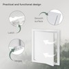 Vent Systems White ABS Plastic Access Panel 10 x 13