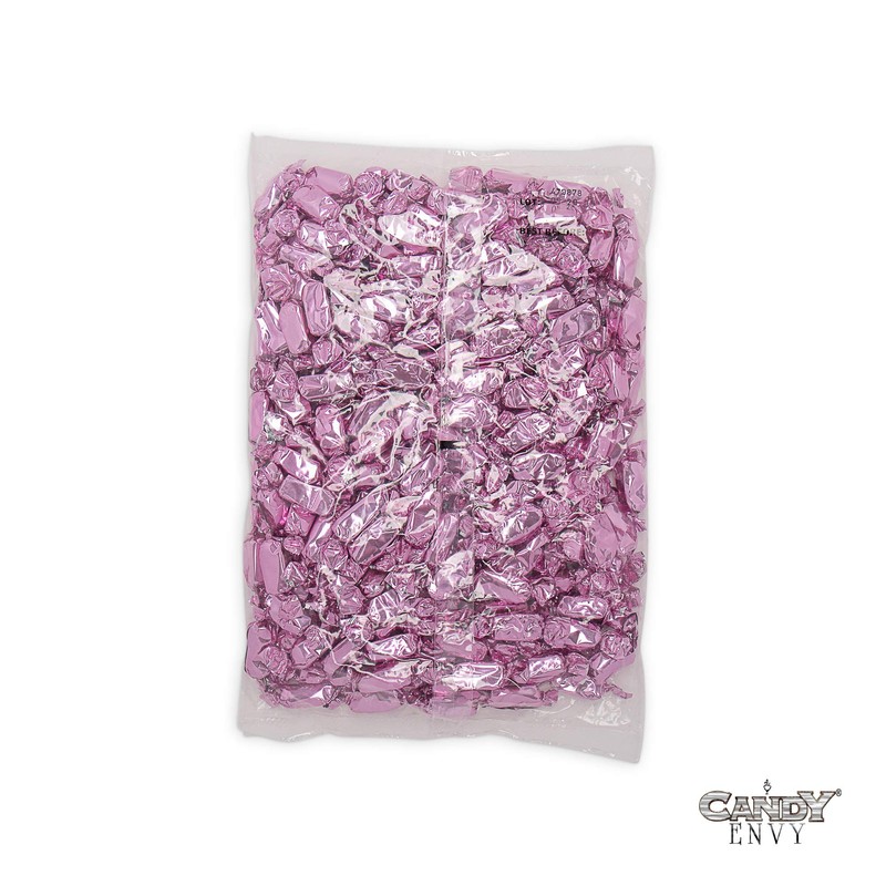 Light Pink Individually Wrapped Caramels - 2 Pound Bag -