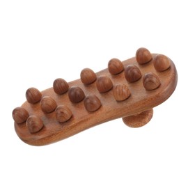 OHPHCALL Sandalwood Massage Brush Facial Tool Body Massager for Muscle Relaxation