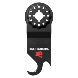 Diablo Starlock High Carbon Steel Oscillating Hook Knife Blade for Carpet, Cardboard, and Asphalt Shingles - 1-1/4" Width of Cut - DOS125KNFE