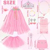Horolam Princess Cape Set, Princess Dress up for Girls 3-8