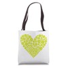 Pickleball Heart Shaped Balls for Pickleball Lovers Tote Bag