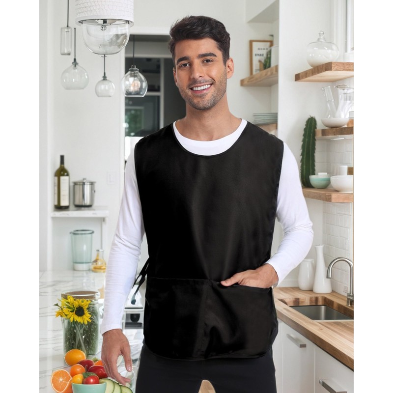 Argstar Unisex Waterproof Cobbler Apron with 3 Pockets for Women/Men,