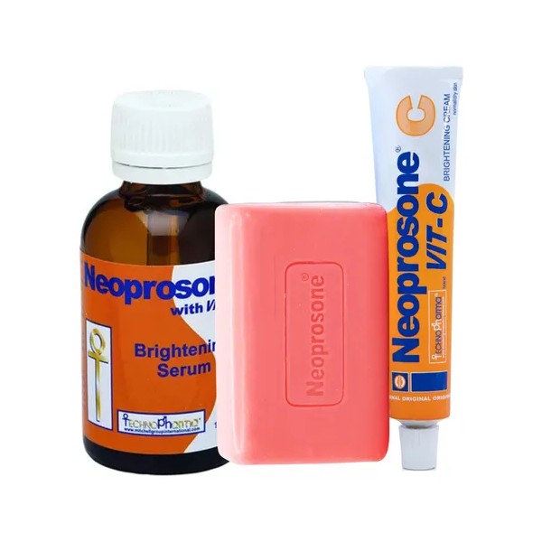 Kit Express Aclara Serum + Crema + Limpiador Con Vitamina