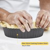 WOPPLXY 2 PCS 10 Inch Deep Quiche Tins with Loose