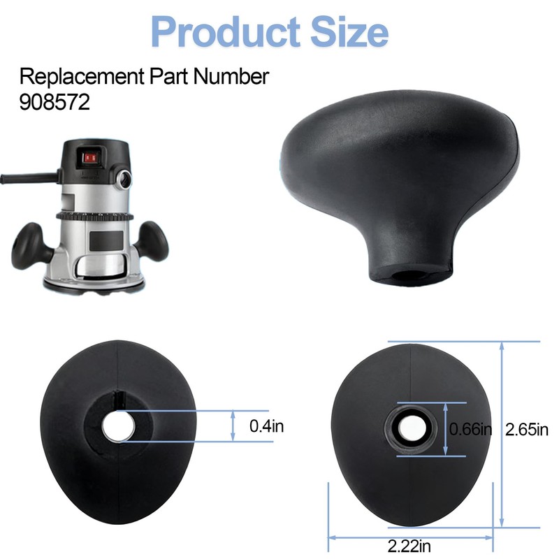 JZAHYUK 908572 Router Handle Replacemet Parts Compatible with Porter Cable