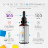 Vitamina D3 300 gotas. 10 ml. Ingredientes naturales. Olive Oil