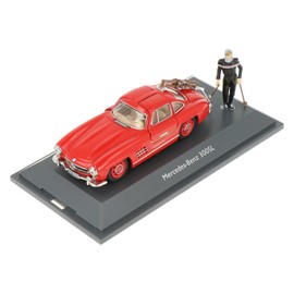 Schuco 1:43 MB 300 SL with Ski and Figure 450376600 [Shipping from Canada]