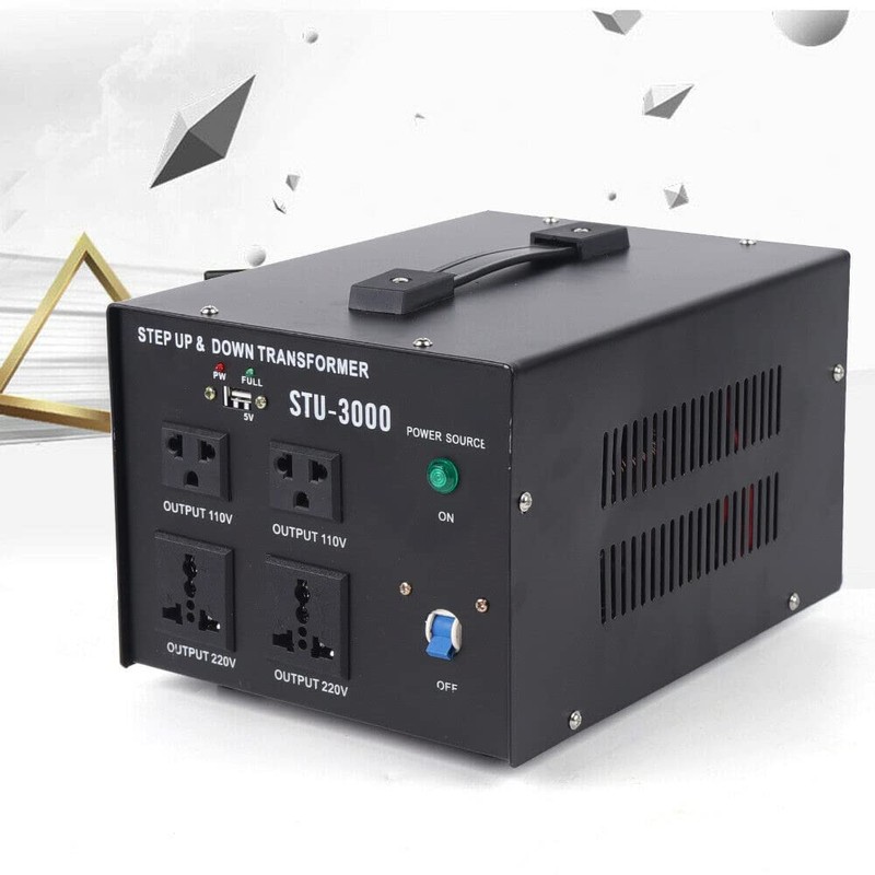 Futchoy 3000W Watt Voltage Converter Transformer 220V-110V 110V-220V Step Up&Down