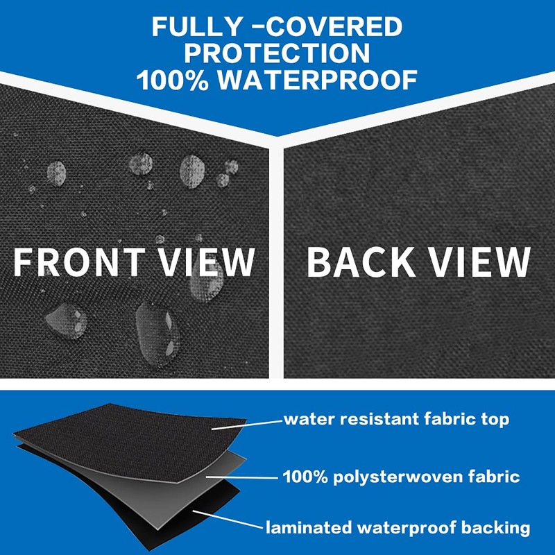 Stanbroil 50'' Fire Pit Cover - Waterproof Heavy Duty Patio
