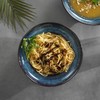 STE-CER Ceramic Pasta Salad bowl, 10" Wide Rim Soup Bowls,