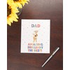 Boofle Birthday Card for Dad - Cute Design