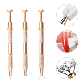 Aoboo 3Pcs Grabbing Pen Nail Art Tools for Ombre Gel Nail Polish Nail Art Desing in(Tool Set-10, 1SET)