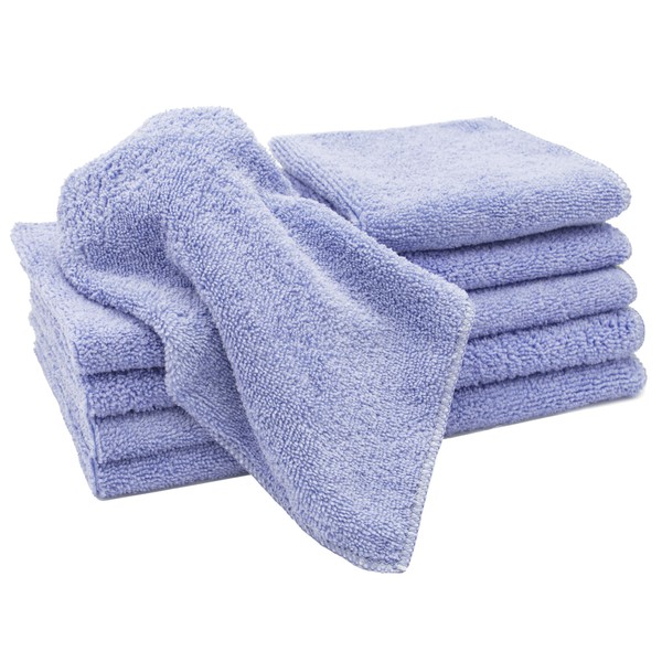 ZOLLNER Set of 10 Microfibre Cloths for Streak-Free Shine -