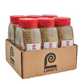 Lawry's Salt Free 17 Seasoning, 10 oz (Pack of 6) - Six 10 Ounce Containers of 17 Seasoning Spice Blend Including Toasted Sesame Seeds, Turmeric, Basil and Red Bell Pepper for Seafood Poultry and Beef