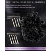 LaaVoo Real Hair Bondings Black 60 cm Bonding Extensions Black