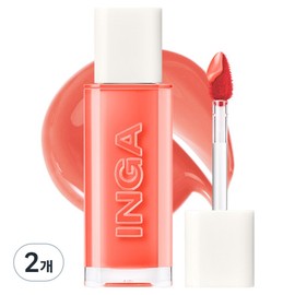 Inga Water Glow Lip Tint 4.5g, flow, 2 pcs / 잉가 워터 글로우 립 틴트 4.5g, 플로우, 2개