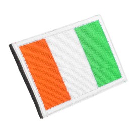 LALAFINA Durable Nylon Irish Flag Patch Sew-on or Iron-on Ideal for Clothing Backpacks Hat Decorations