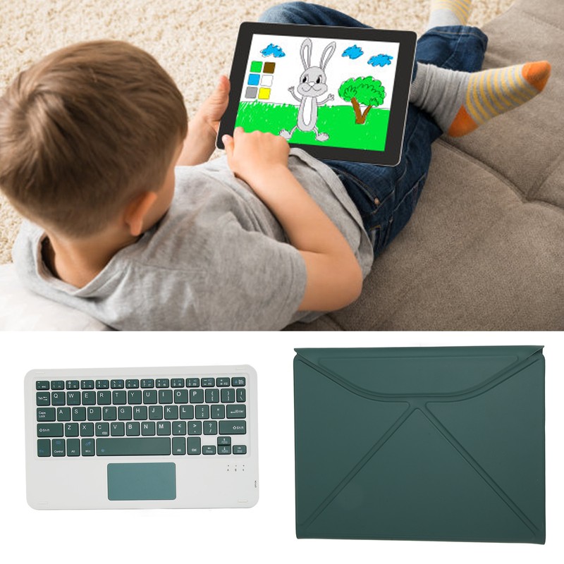 Wireless Keyboard Case 10.9in Magnetic Detachable Keyboard Cover with Touchpad
