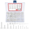 447 Pcs Nylon Plastic Hexagon Pan Head Round Head Screws