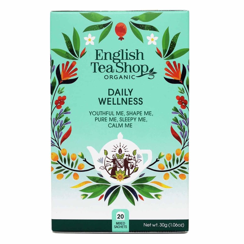 English Tea Shop Daily Wellness Tea Bag Sachets, 20-Piece
