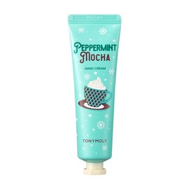 TONYMOLY Peppermint Mocha Hand Cream | Limited Edition Holiday Hand Lotion with Sweet Peppermint & Mocha Scent | Nourishing, Hydrating Formula for Soft, Smooth Hands