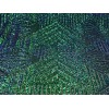 New Creations Fabric And Foam Inc Green Iridescent Geometric Sequins