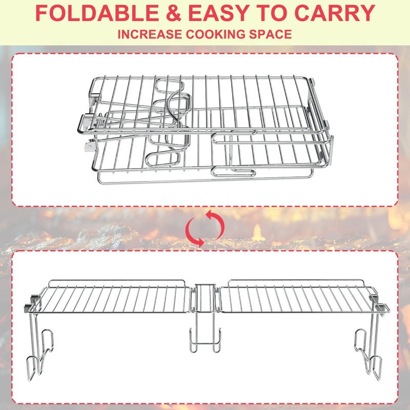 DcYourHome Griddle Warming Rack Compatible with 28" Blackstone Griddles (Not