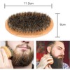 Piezas Kit Barba Accesorios Cuidado Rasurado Bigote Afeitado Cepillo Tijera