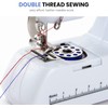 Portable Mini Electric Sewing Machine, Double Threading, Suitable for Curtains
