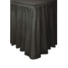 Unique Party 50062 - Plastic Black Table Skirt, 14ft